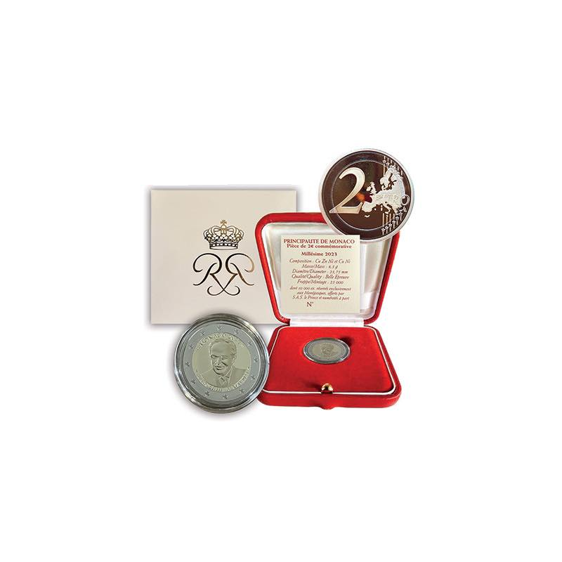 2 euro Monako Rainier III 2023