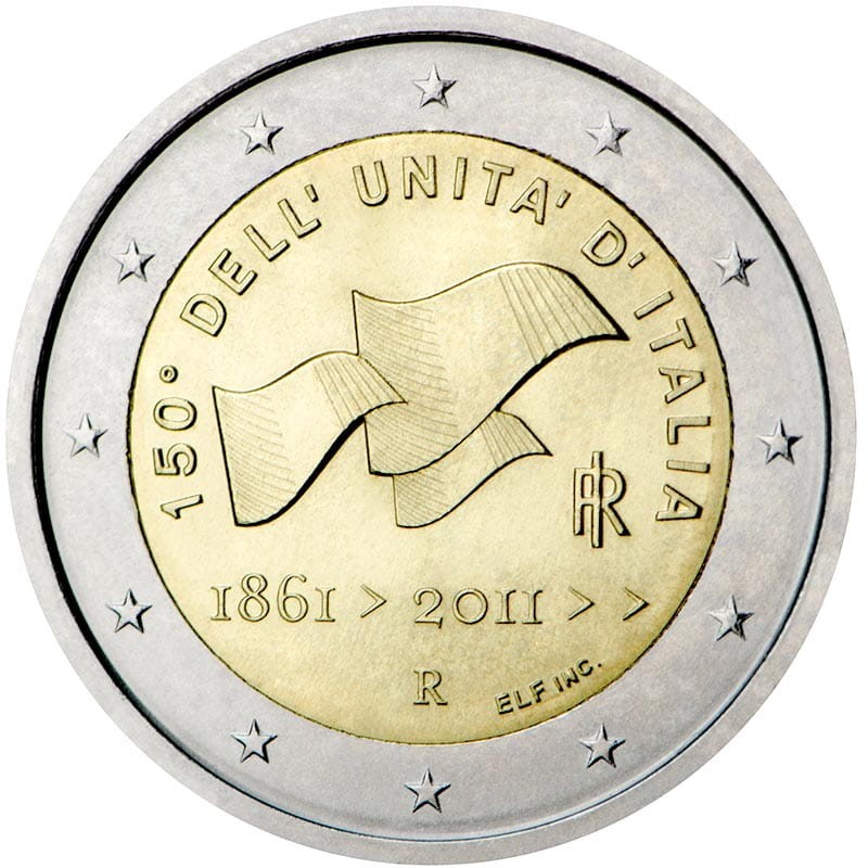 2 euro Włochy 150 rocznica zjednoczenia 2011