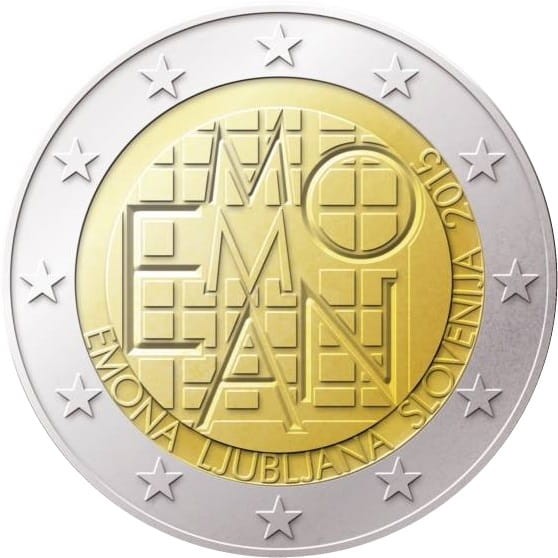 2 euro Słowenia Emona 2015