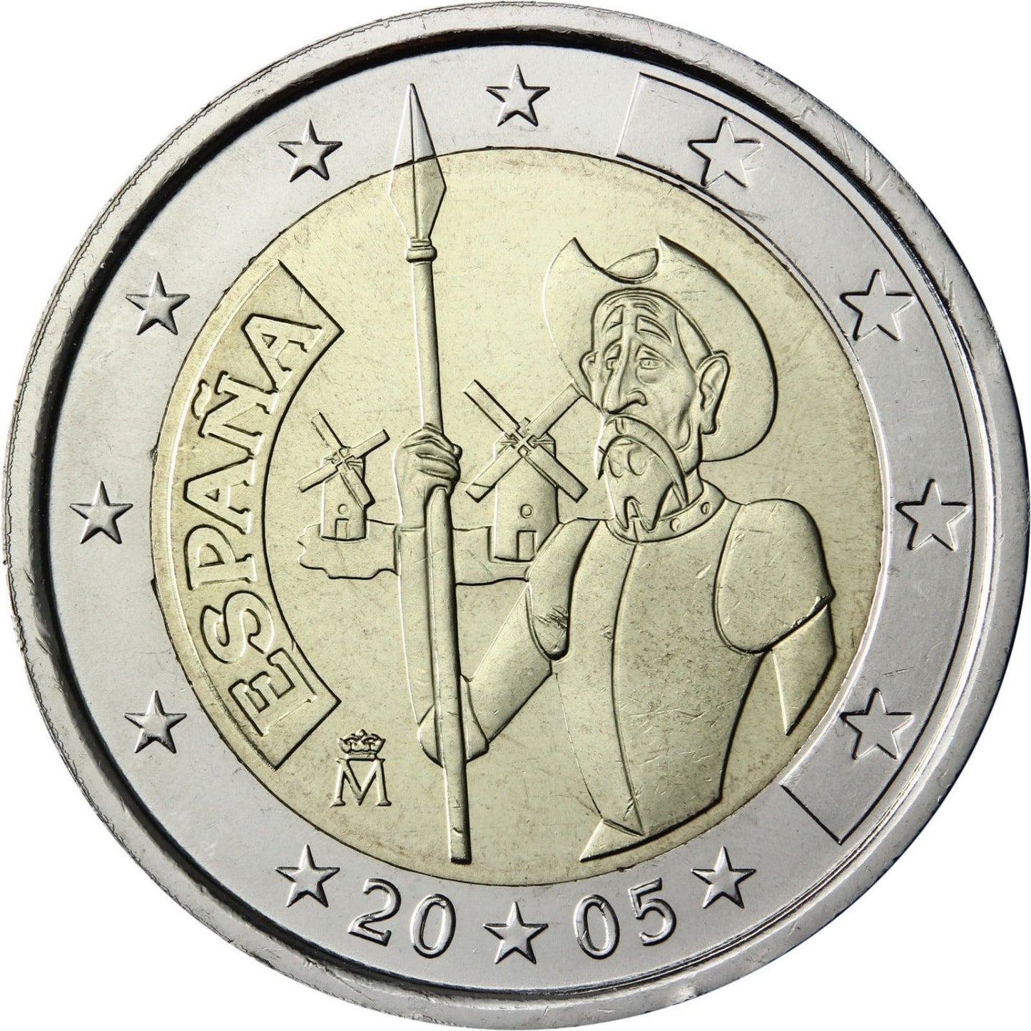 2 euro HISZPANIA Don Kichot 2005