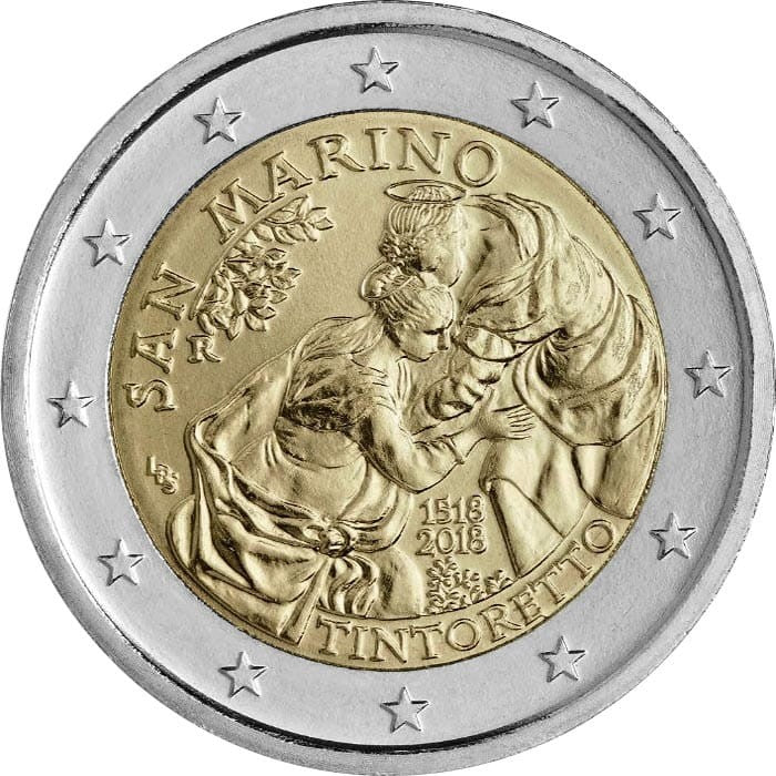 2 euro San Marino Tintoretto 2018