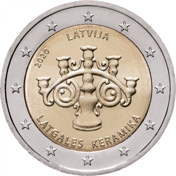 2 euro Łotwa Ceramika 2020