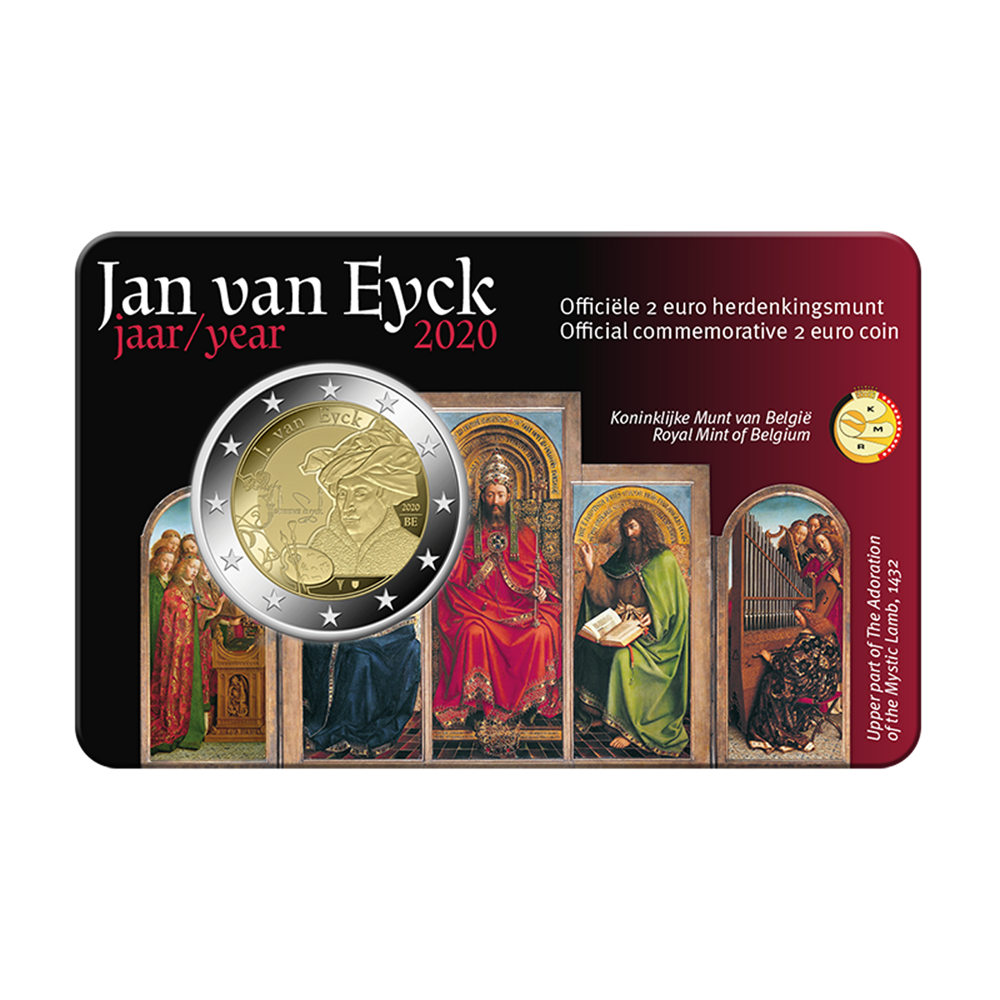 2 euro Belgia Jan van Eyck 2020