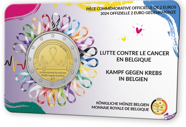 2 euro Belgia Walka z rakiem 2024