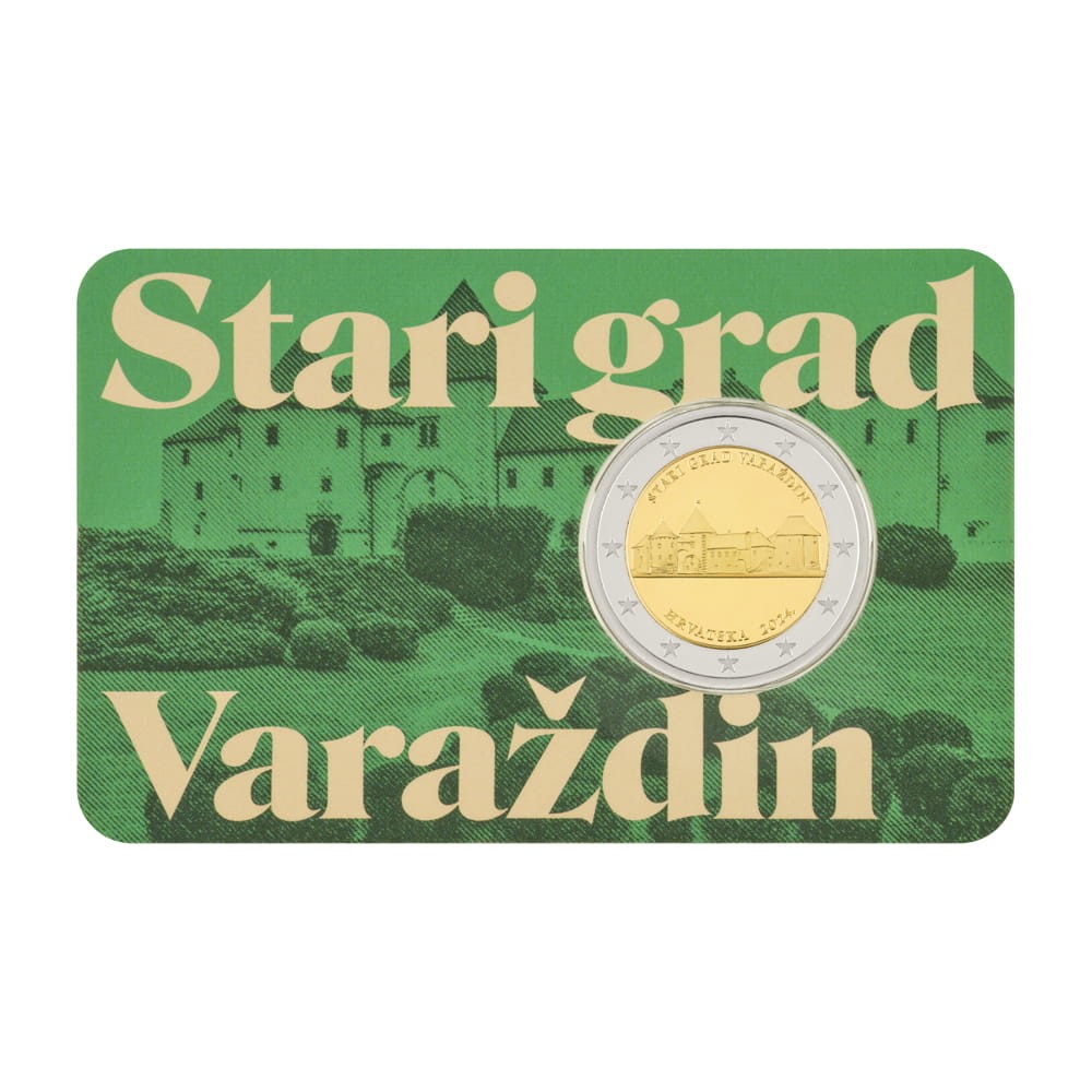 2 euro Chorwacja Stare miasto Varażdin 2024 coincard
