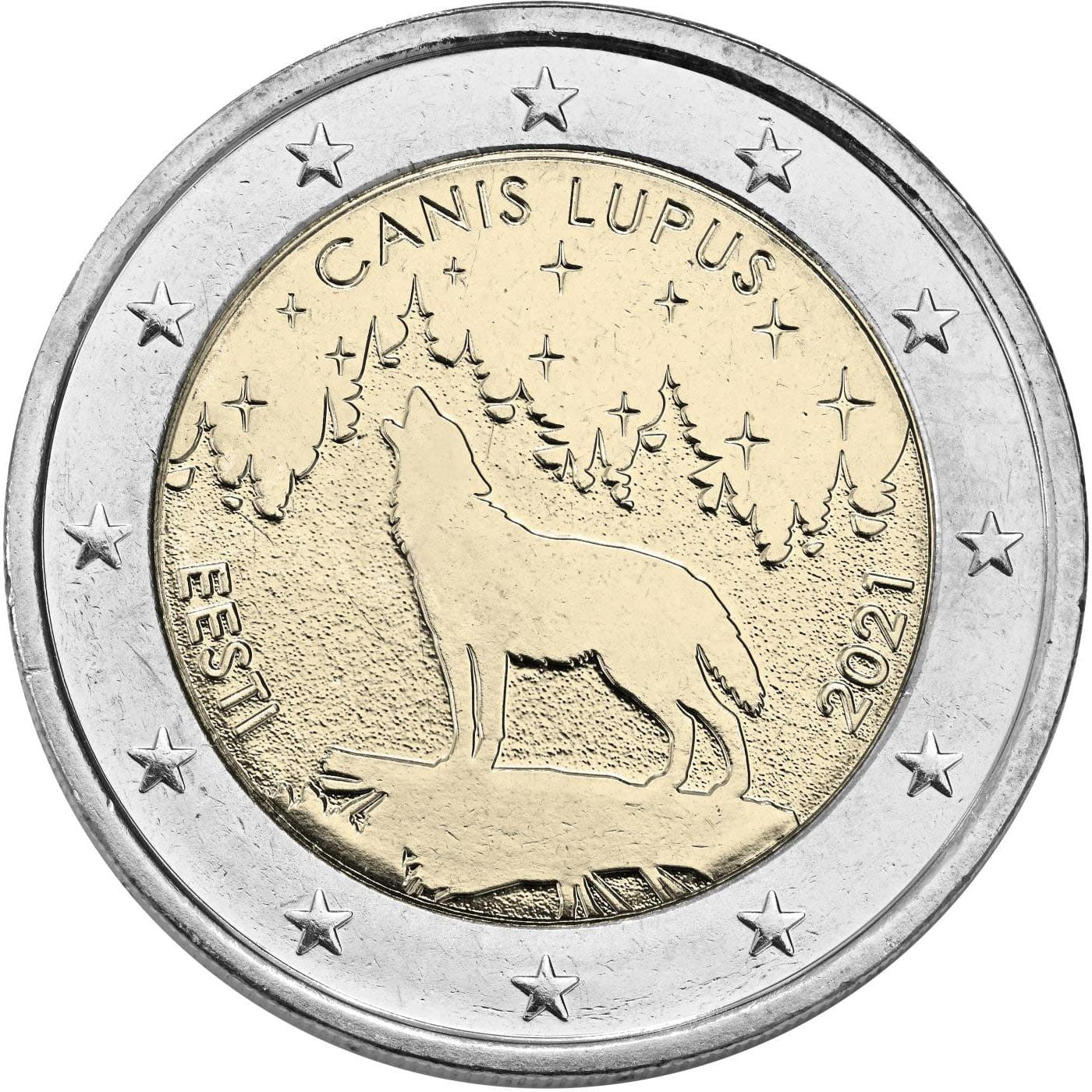 2 euro Estonia Wilk 2021