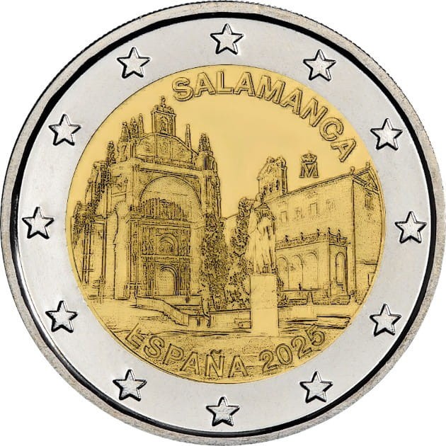 2 euro Hiszpania Salamanka 2025