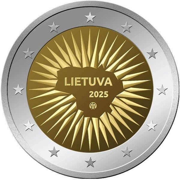 2 euro Litwa Obrona 2025