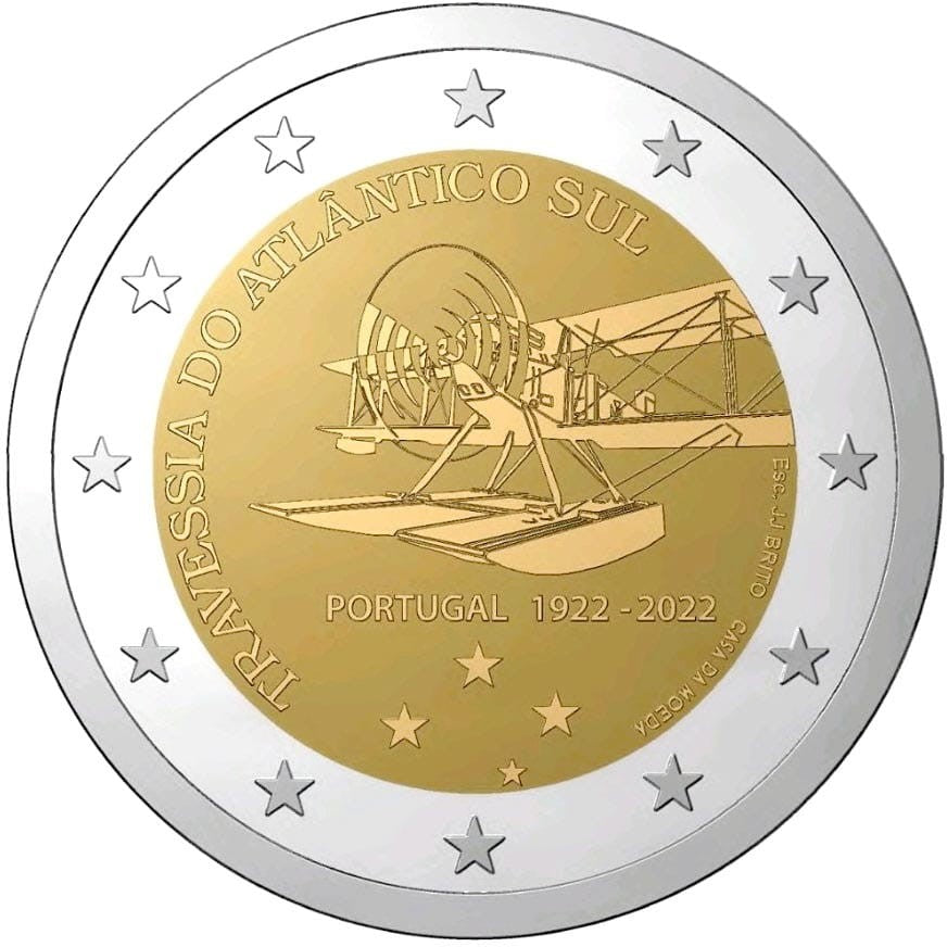 2 euro Portugalia Lot przez Atlantyk 2022