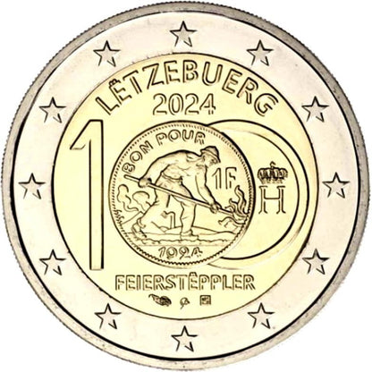2 euro Luksemburg Feiersteppler 2024