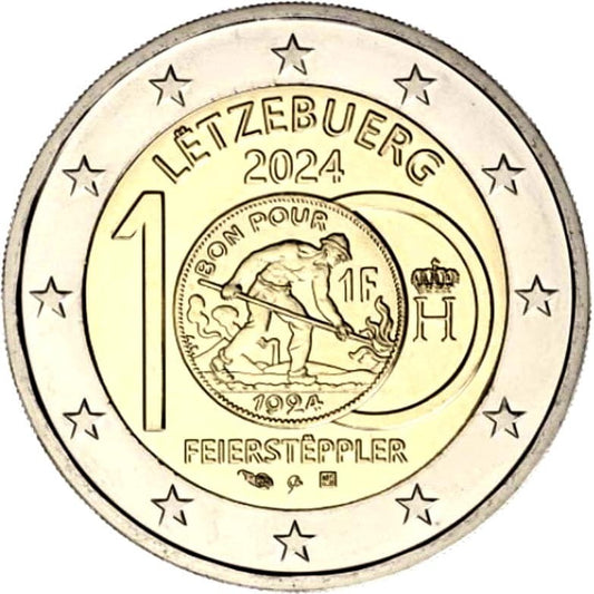 2 euro Luksemburg Feiersteppler 2024