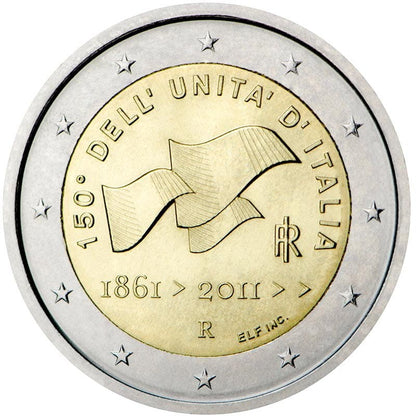 2 euro Włochy 150 rocznica zjednoczenia 2011