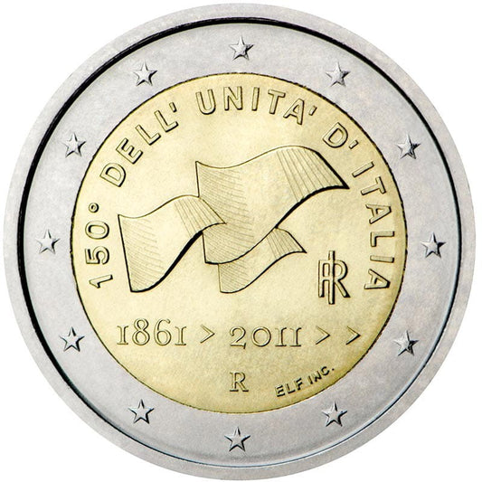 2 euro Włochy 150 rocznica zjednoczenia 2011