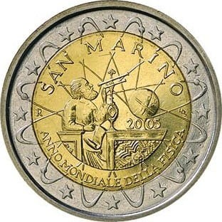 2 euro San Marino Galileo Galilei 2005