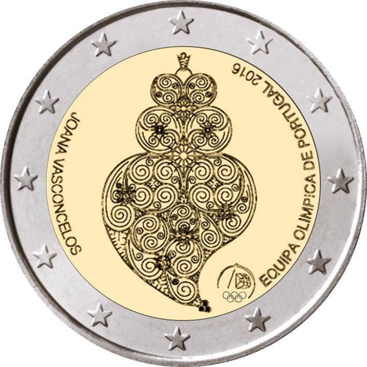 2 euro Portugalia RIO 2016