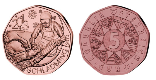 5 euro Austria Narciarstwo Alpejskie 2013