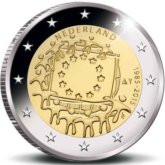 2 euro Holandia 30 lat flagi UE 2015