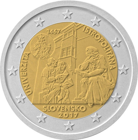 2 euro Słowacja Akademia Istropolitana 2017