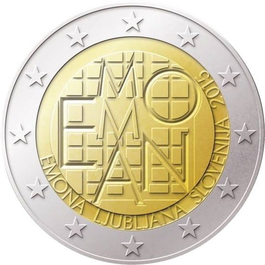 2 euro Słowenia Emona 2015