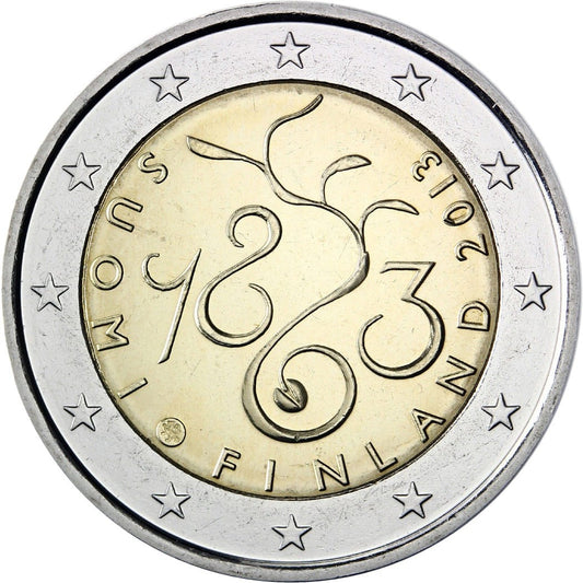 2 euro Finlandia 150. rocznica parlamentu z 1863