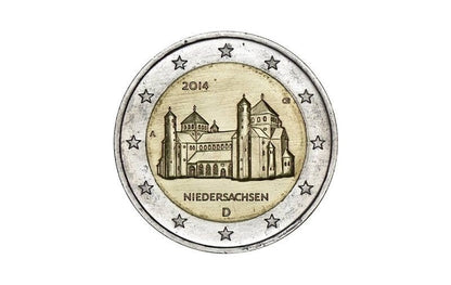 2 euro Niemcy Dolna Saksonia Niedersachsen 2014