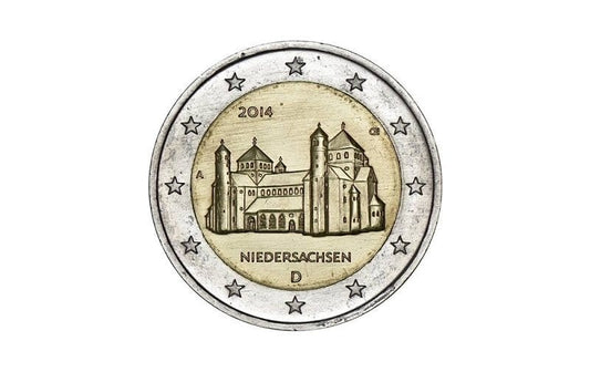 2 euro Niemcy Dolna Saksonia Niedersachsen 2014