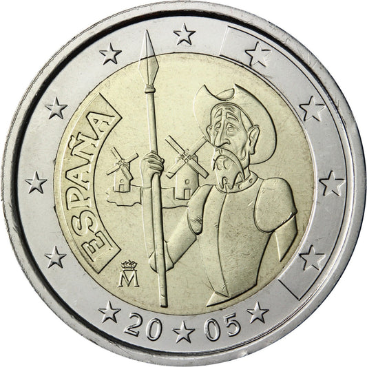 2 euro HISZPANIA Don Kichot 2005