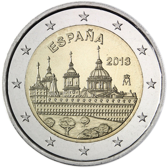2 euro Hiszpania Escorial UNESCO 2013
