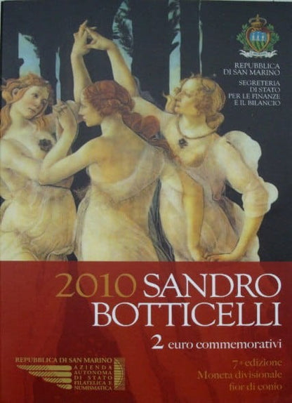2 euro San Marino Sandro Botticelli 2010