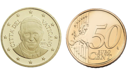 Watykan 50 c Franciszek I 2015