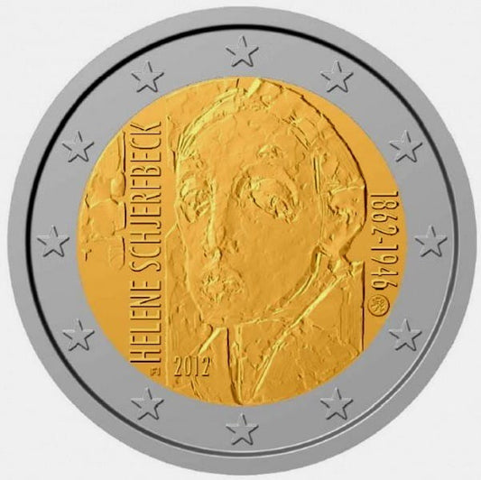 2 euro Finlandia Helene Schjerfbeck 2012