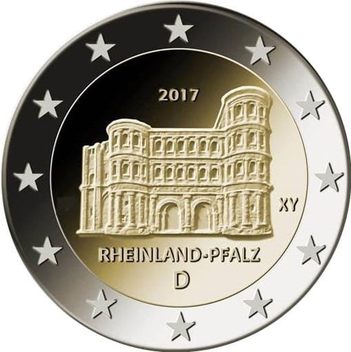 2 euro Niemcy Porta Nigra 2017