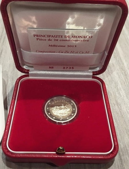 2 euro Monako Zamek 2015 RRR