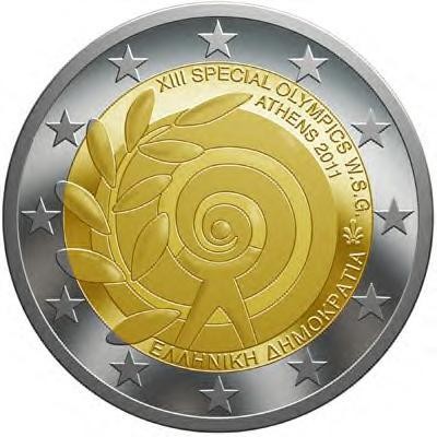 2 euro Grecja Igrzyska Olimpiad Specjalnych 2011