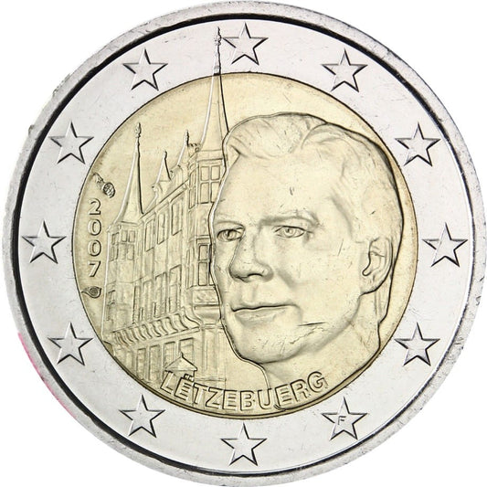 2 euro Luksemburg Rezydencja księcia 2007