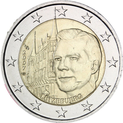 2 euro Luksemburg Rezydencja księcia 2007