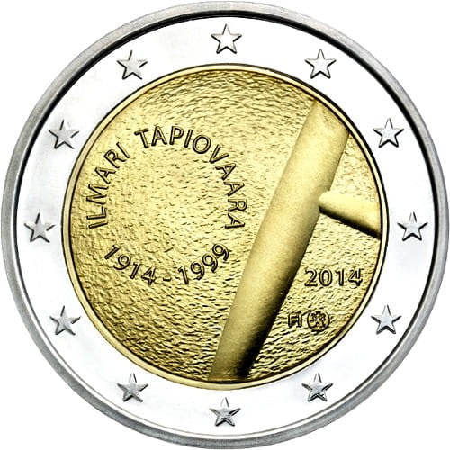 2 euro Finlandia Ilmari Tapiovaara 2014