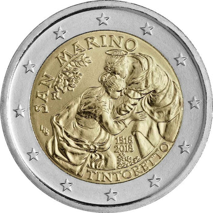2 euro San Marino Tintoretto 2018