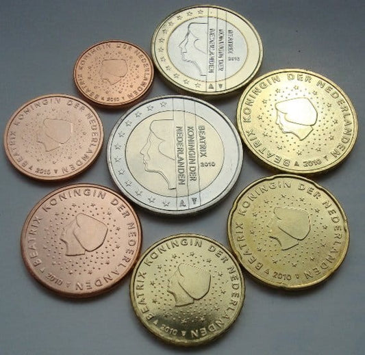 Euro set HOLANDIA zestaw menniczy x8 2010
