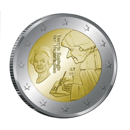 2 euro HOLANDIA Erazm z Rotterdamu 2011