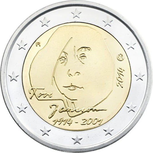 2 euro Finlandia Tove Jansson 2014