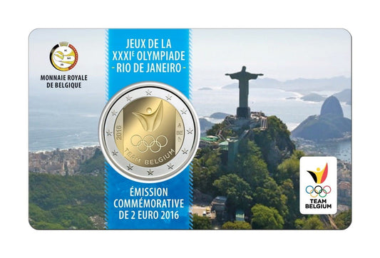2 euro Belgia Drużyna na Olimpiadę w RIO 2016