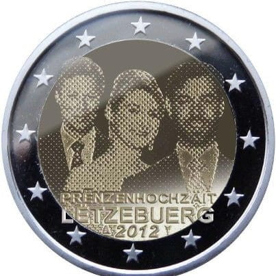 2 euro Luksemburg GUILLAUME STEPHANIE 2012