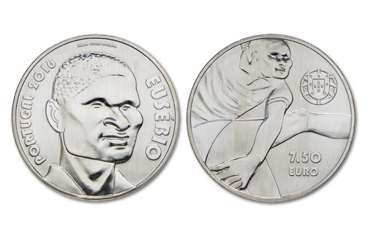 7,5 euro Portugalia Eusebio 2016 Ag