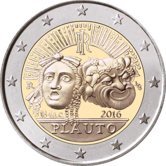 2 euro Włochy Plauto 2016
