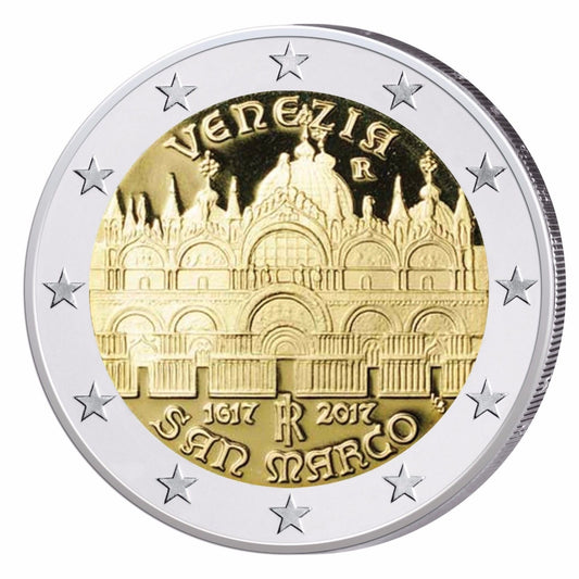 2 euro Włochy Bazylika Św. Marka 2017