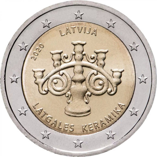 2 euro Łotwa Ceramika 2020