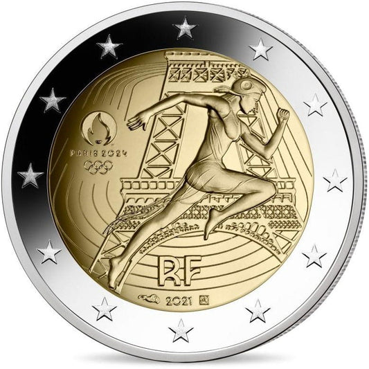 2 euro Francja Olimpiada w Paryżu 2021