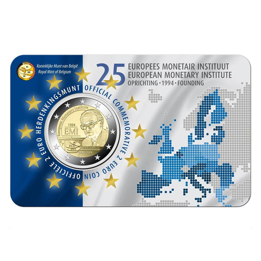 2 euro Belgia 25 lat EMI 2019
