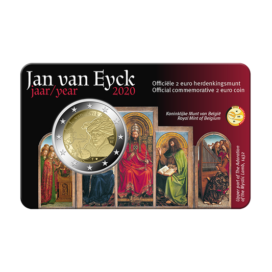 2 euro Belgia Jan van Eyck 2020